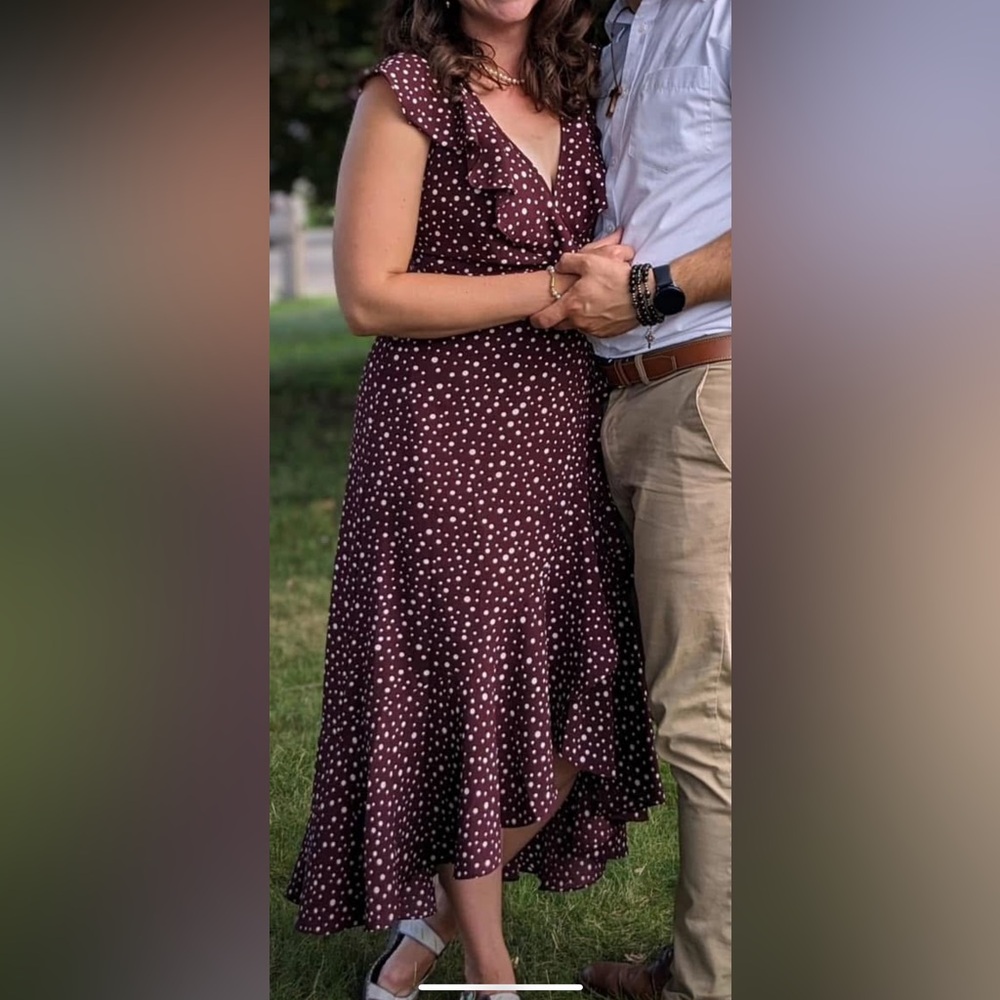 Max studio wrap dress